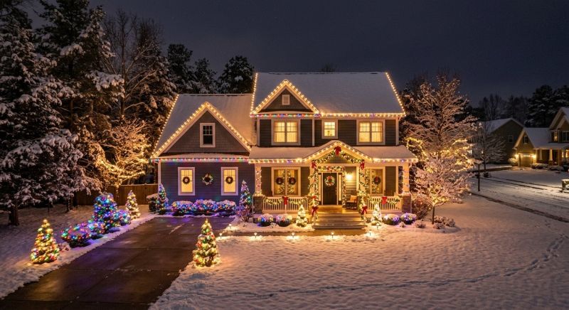 Christmas Lights Installation in Kansas City, MO