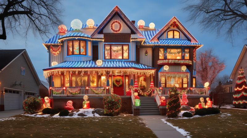 Christmas Lights Installation in Roswell, GA