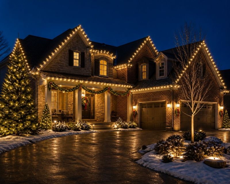 Seasonal Lights Installation in Kansas City, KS