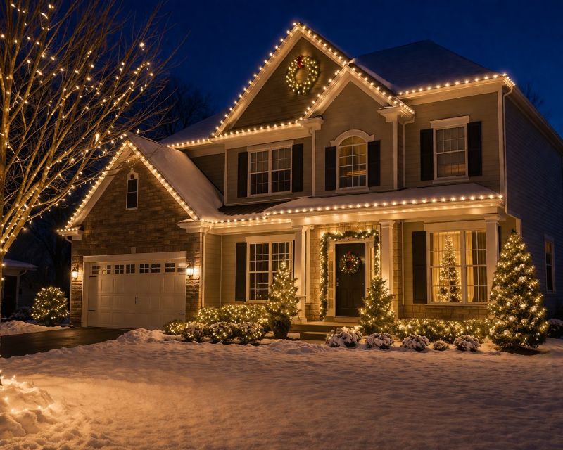 Xmas Lights Installation in Kansas City, MO